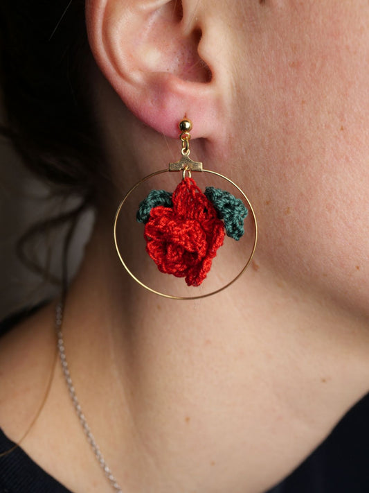 Boucles d'oreilles Côte Fleurie