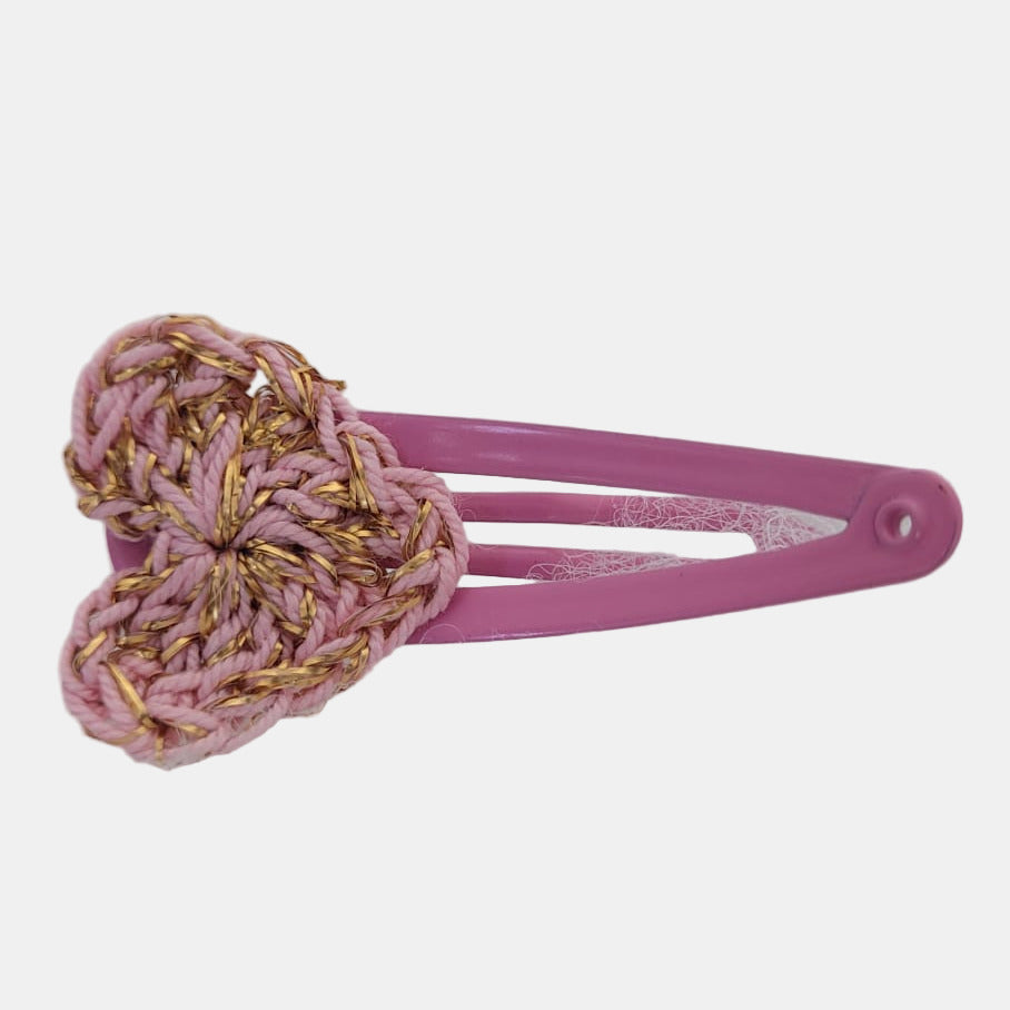 Un coeur de Barrettes de Noël