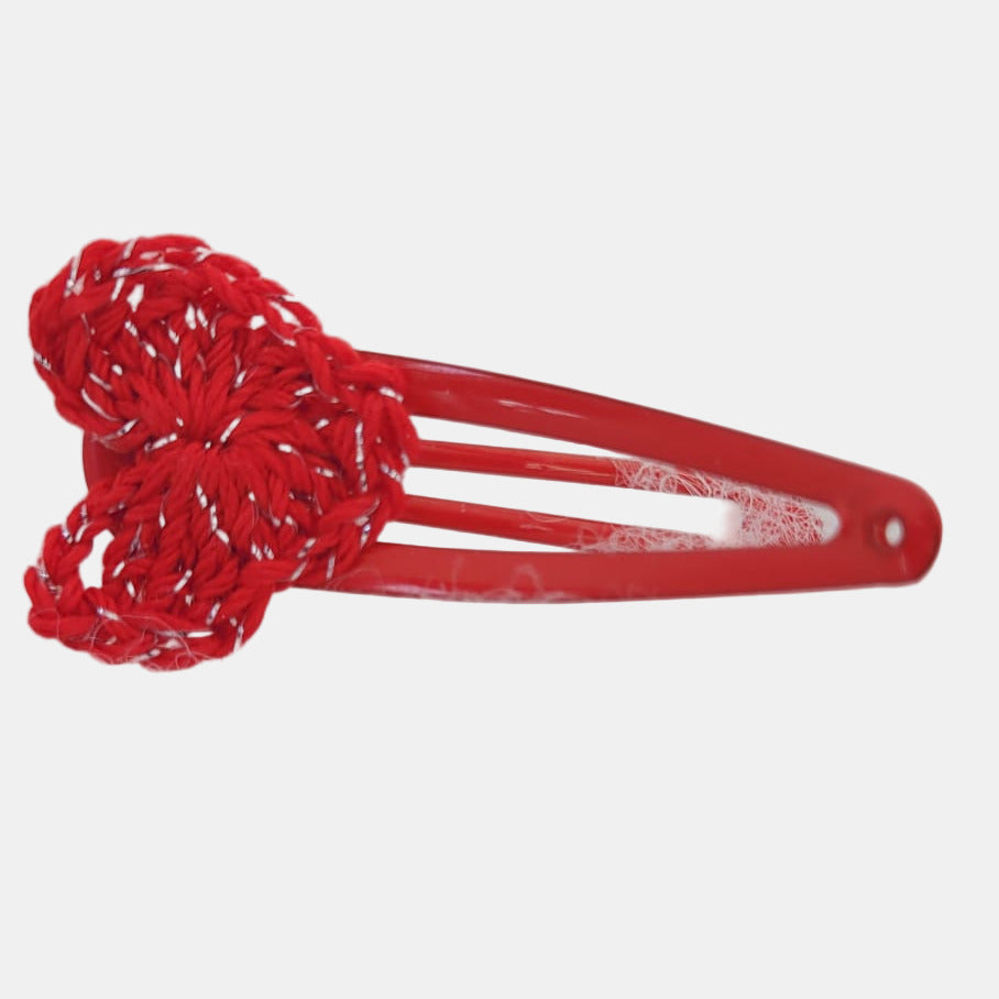 Un coeur de Barrettes de Noël