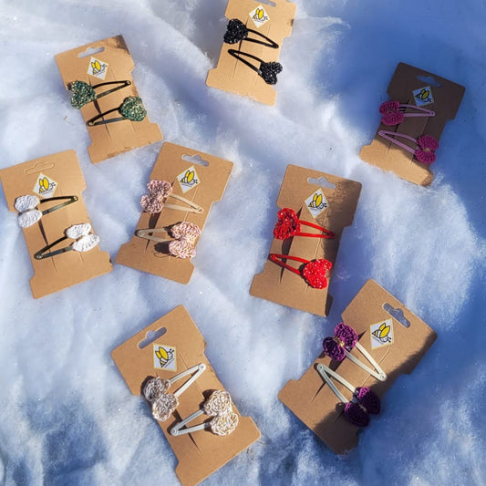 Barettes à Noeud de Fée de  Noël