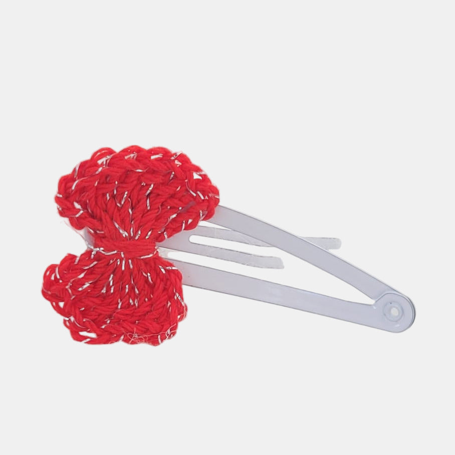 Barettes à Noeud de Fée de  Noël