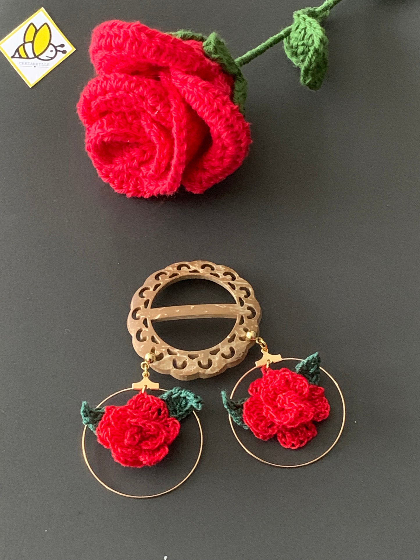 Boucles d'Oreilles Côte Fleurie