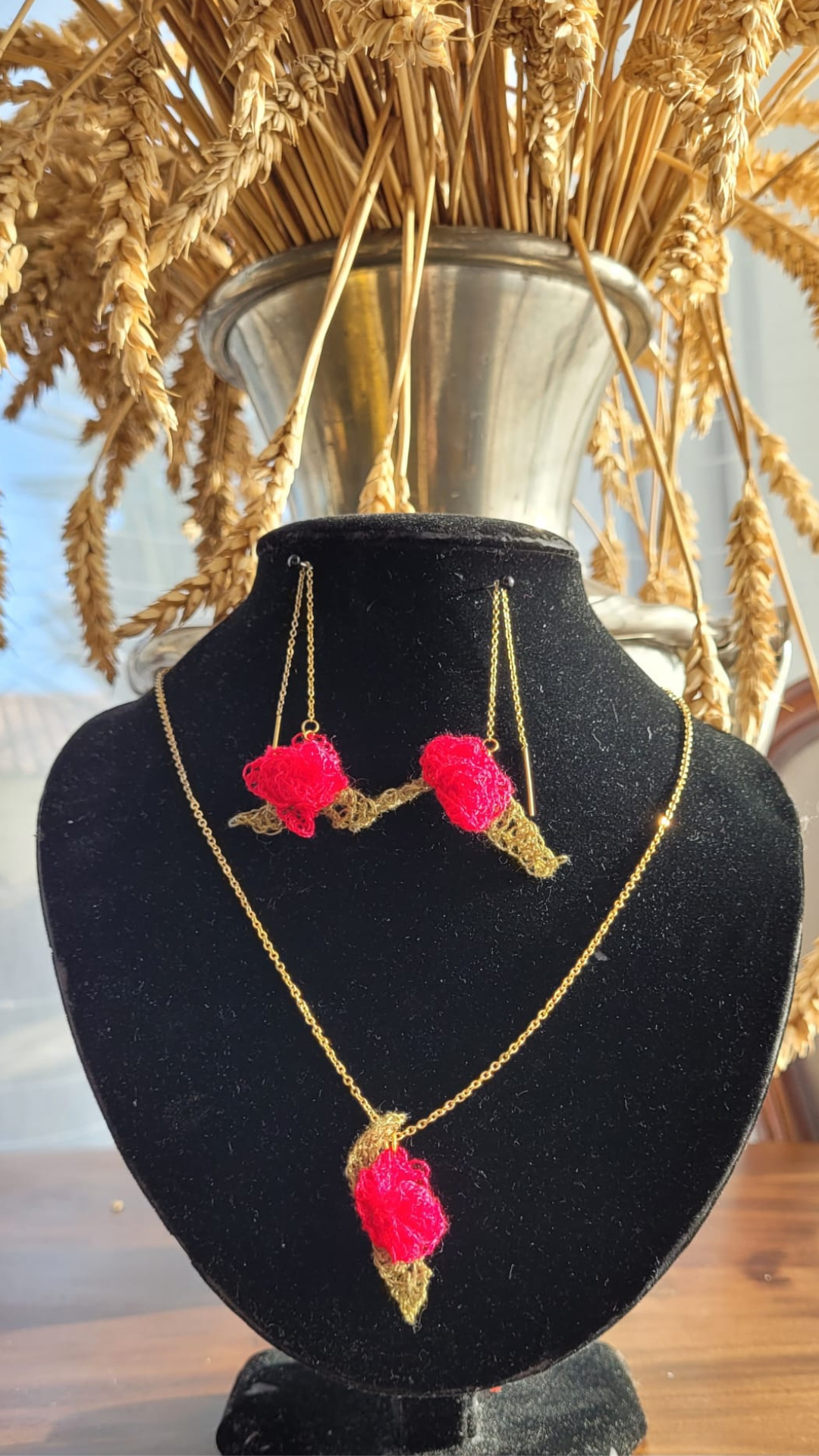 Pendentif  Rose Suspendue