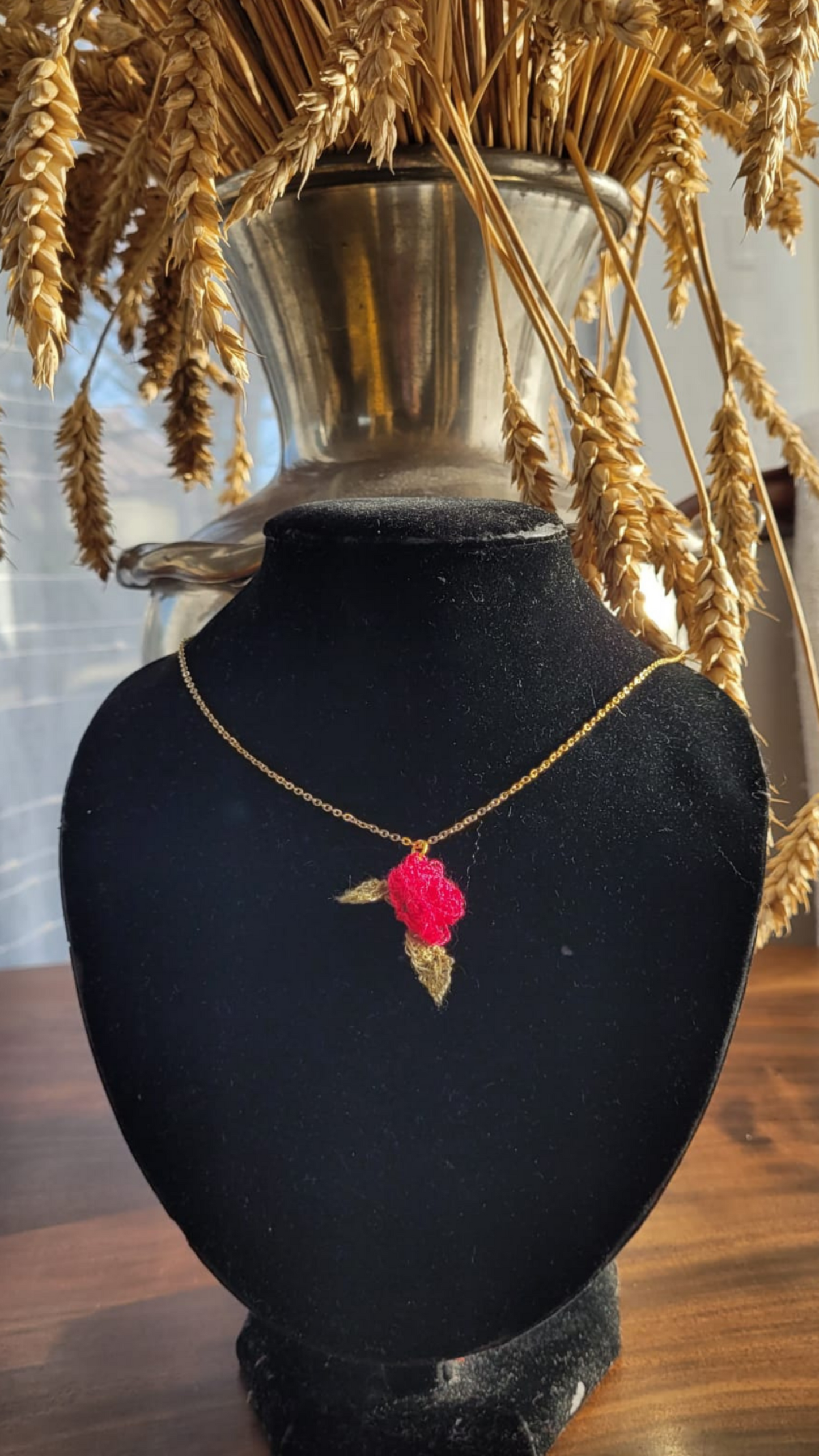 Pendentif  Rose Suspendue