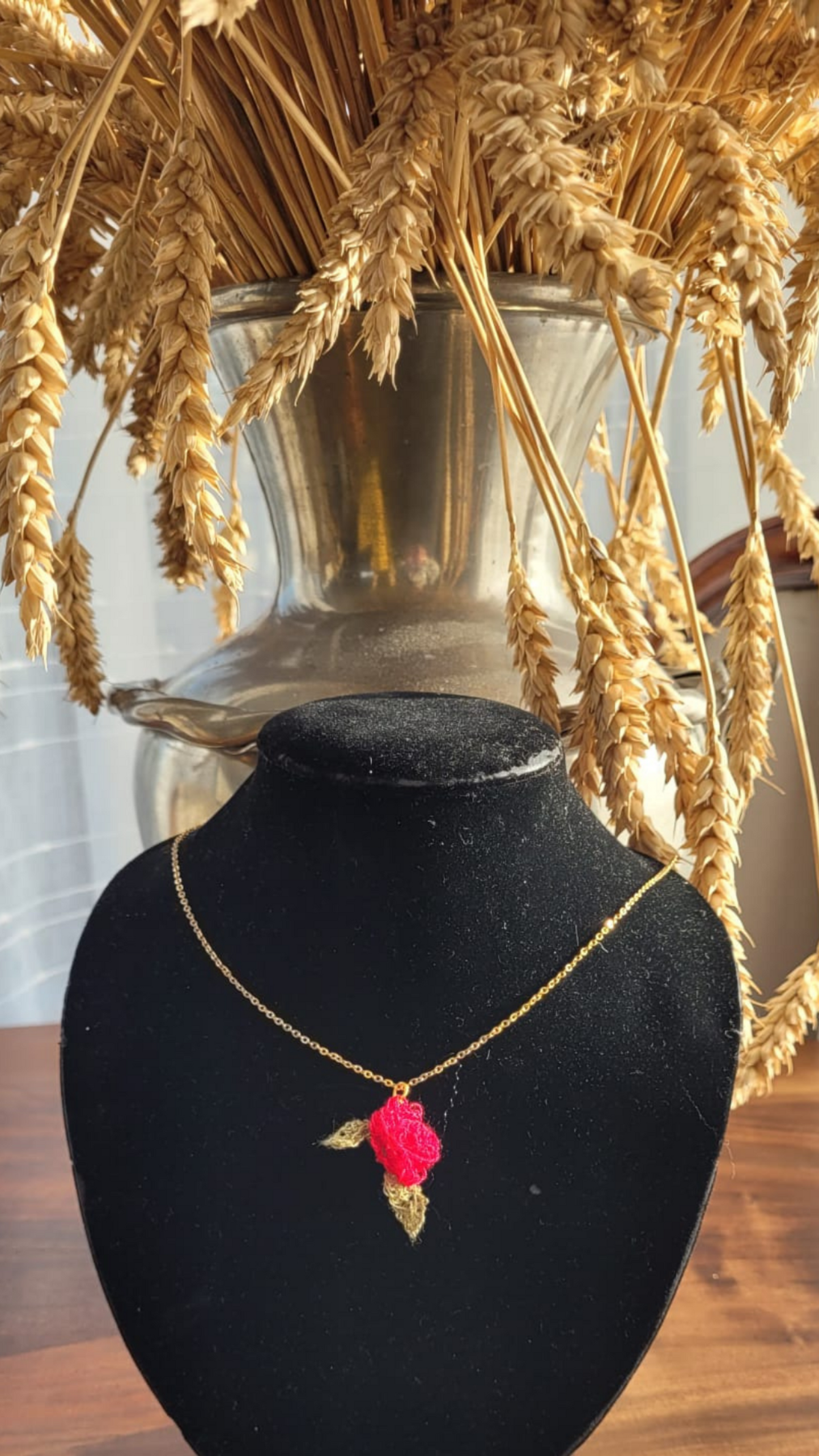 Pendentif  Rose Suspendue