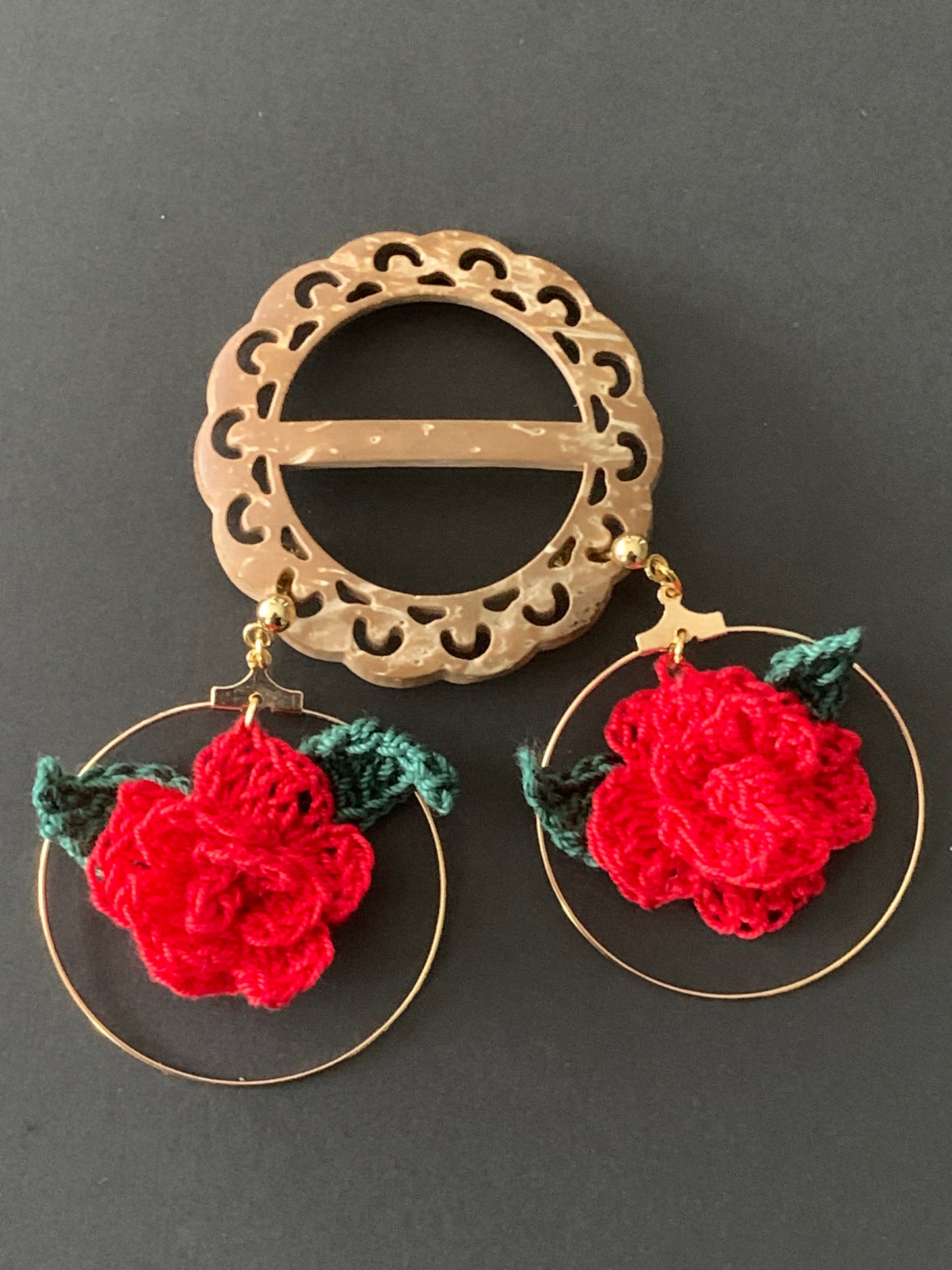 Boucles d'Oreilles Côte Fleurie