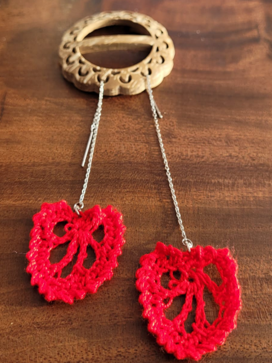 Boucles d'oreilles Dentelle d’Amour